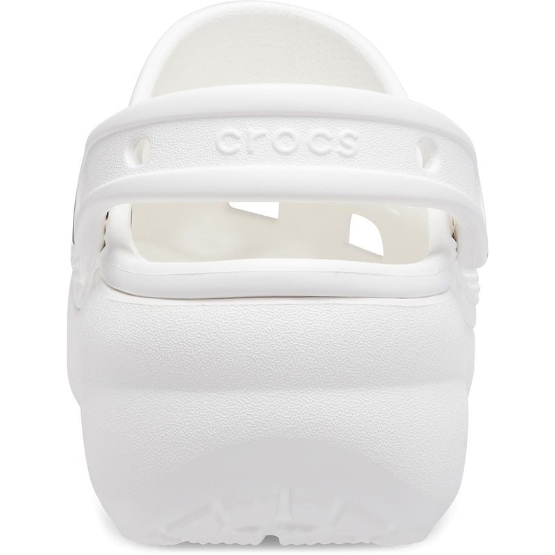 Crocs Classic Platform Damen Clogs Aus Thermoplastischem Material In Weiß