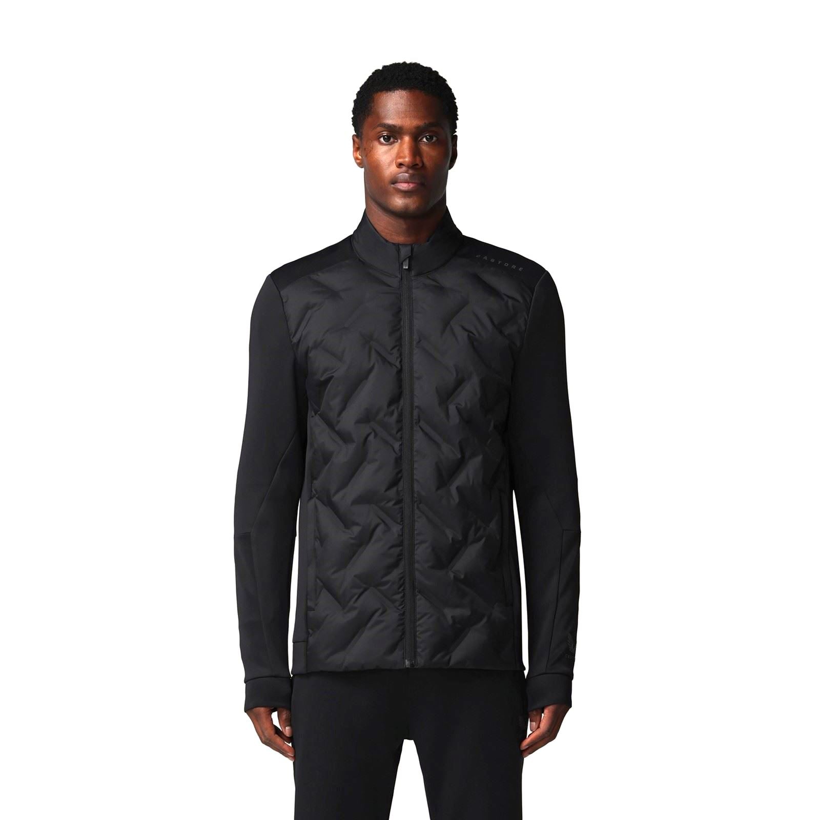 Castore Hybrid Jacket Männer Schwarze Activewear-Jacken