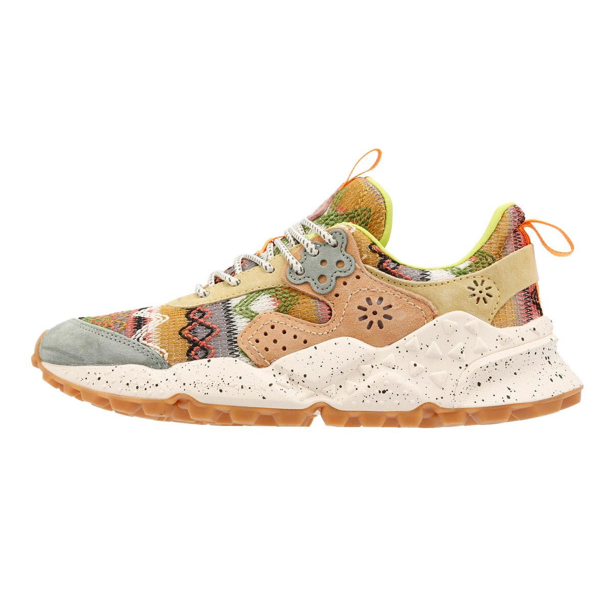 Flower Mountain Kotetsu Damen Grüne Sneakers