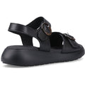 Hush Puppies Alison Damen Sandalen Aus Schwarzem Leder