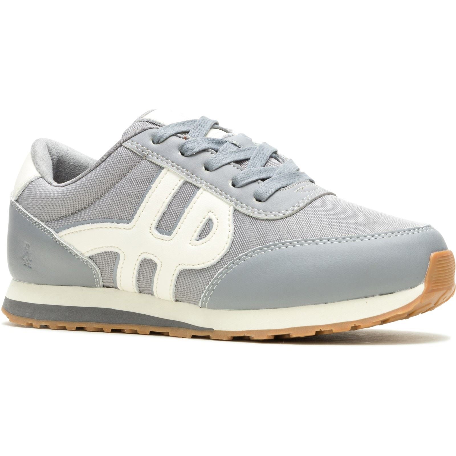 Hush Puppies Seventy8 Damen Sneaker Aus Grauem Leder