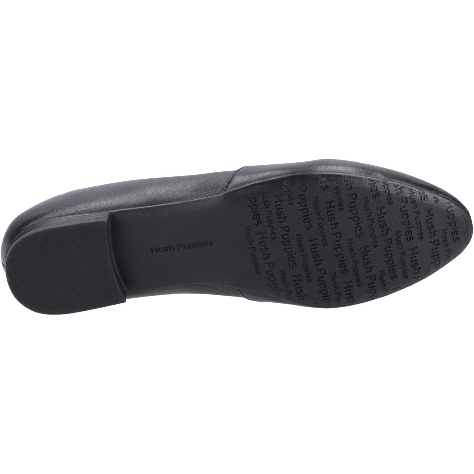 Hush Puppies Lola Senior Mädchenschwarze Ballettschuhe Aus Leder
