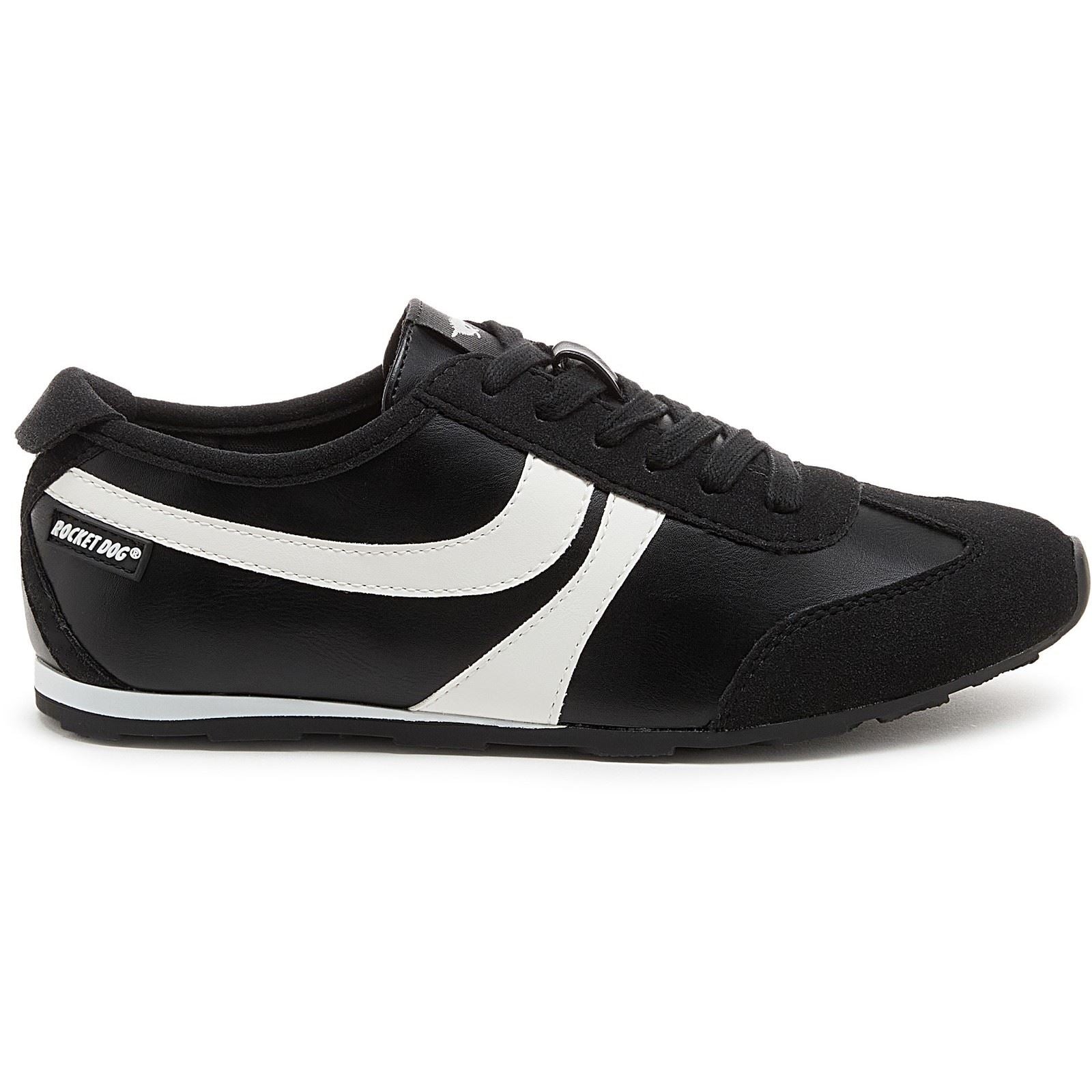 Rocket Dog Destin PU Combo Polyurethan Damenturnschuhe Schwarz/Weiß