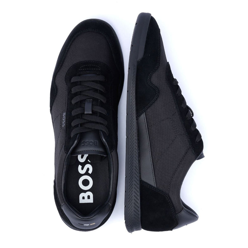 Boss Titanium Herren Schwarze Turnschuhe