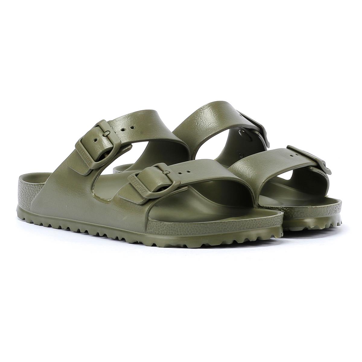 Birkenstock Arizona EVA Damen Schmal Sandalen In Khaki