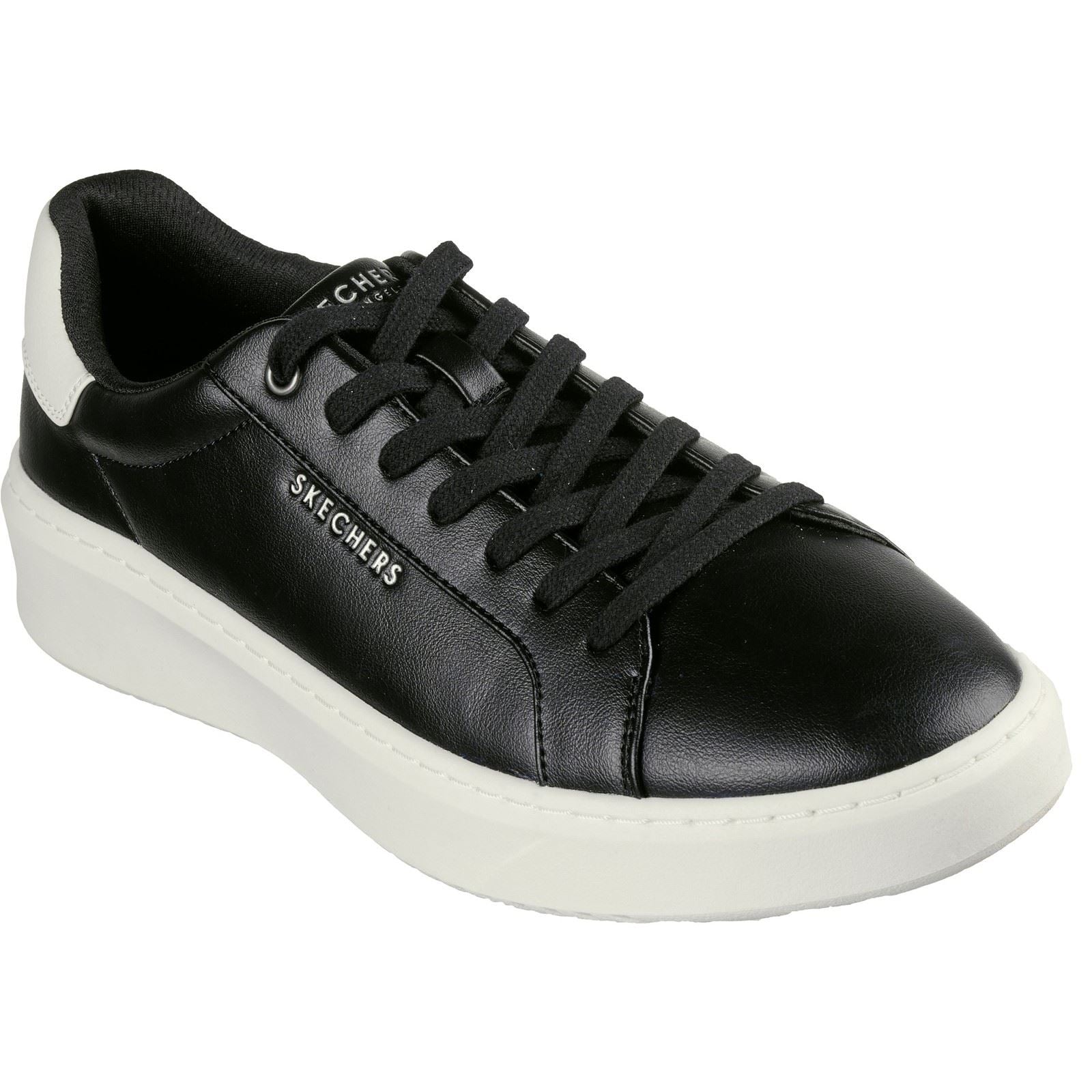 Skechers Court Break Suit Sneaker Synthetische Herren-Sneaker In Schwarz