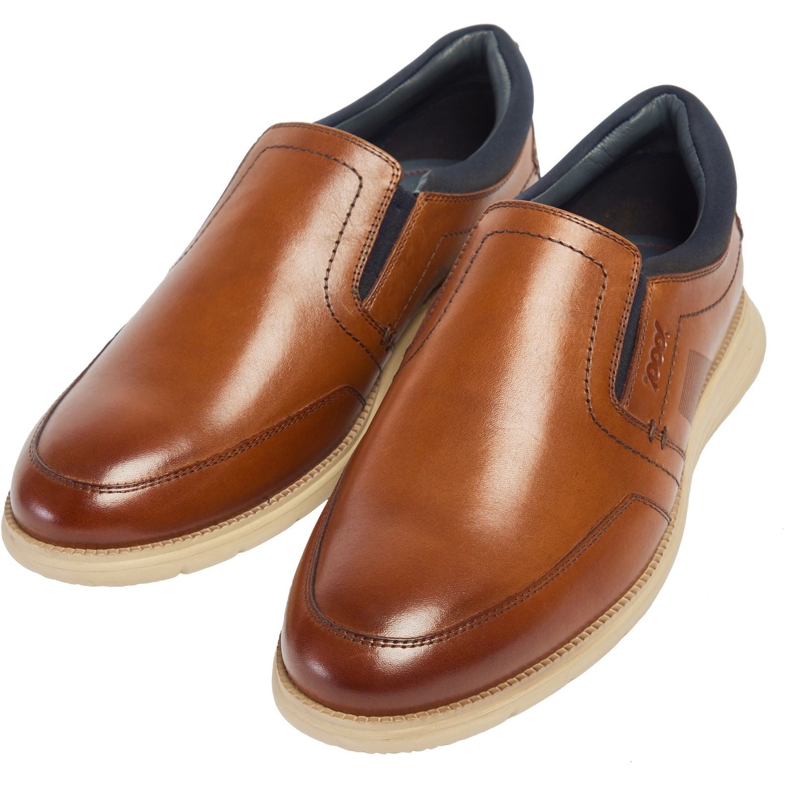 Pod Holden Fauxleder Herren Cognac Sneakers