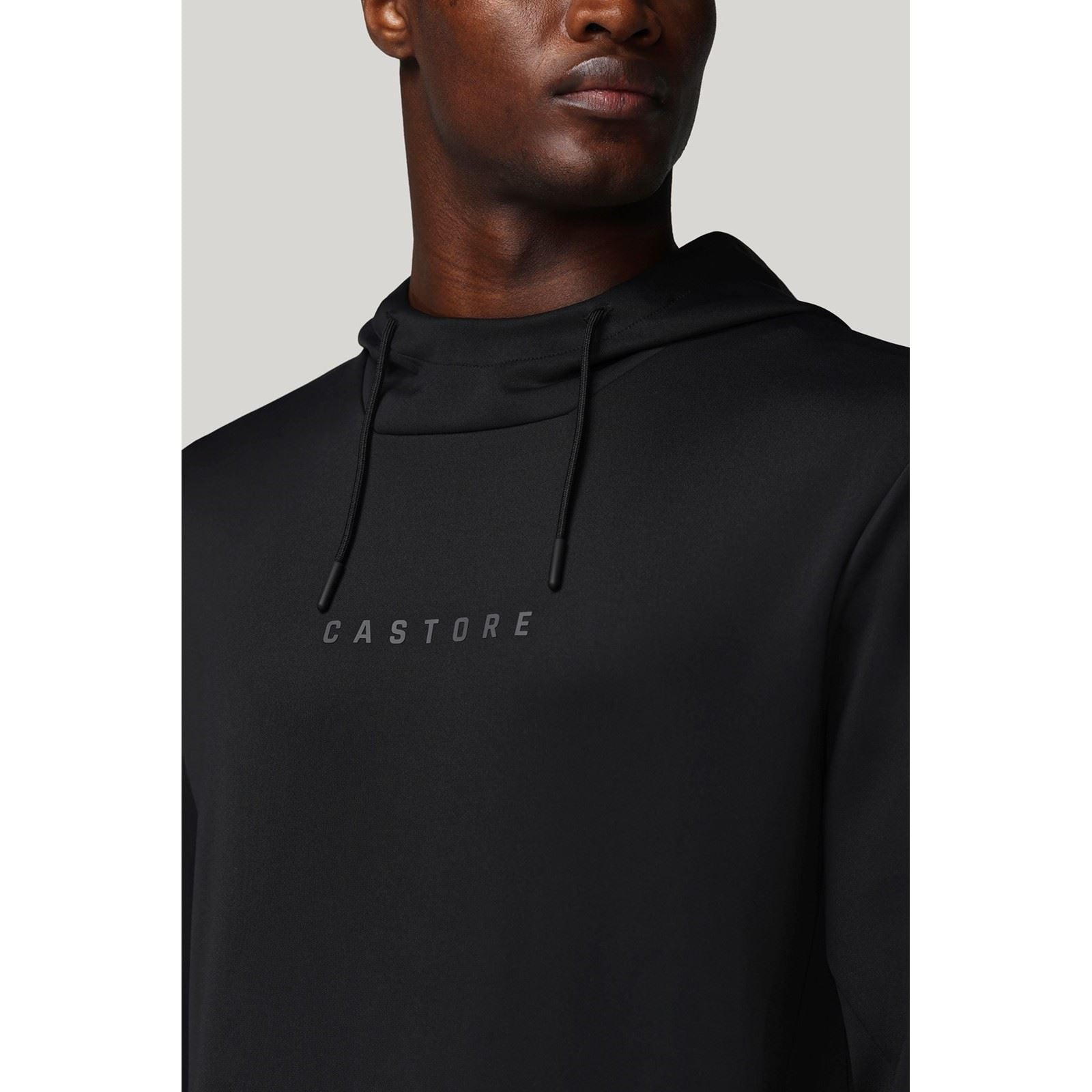 Castore Flex Hoodie Herren Schwarzes Kapuzensweatshirt