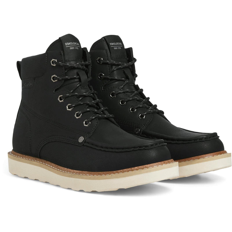 Jack & Jones Archway Moc Polyurethan Herren Antrazit Stiefeletten