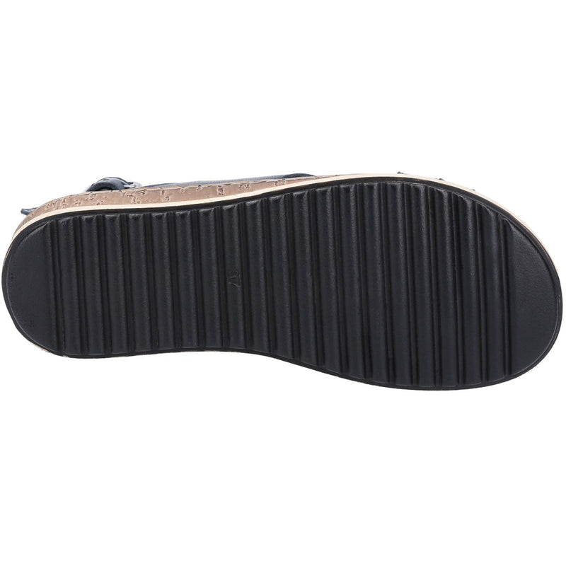 Hush Puppies Elena Leder Damen Navy Keilabsätze