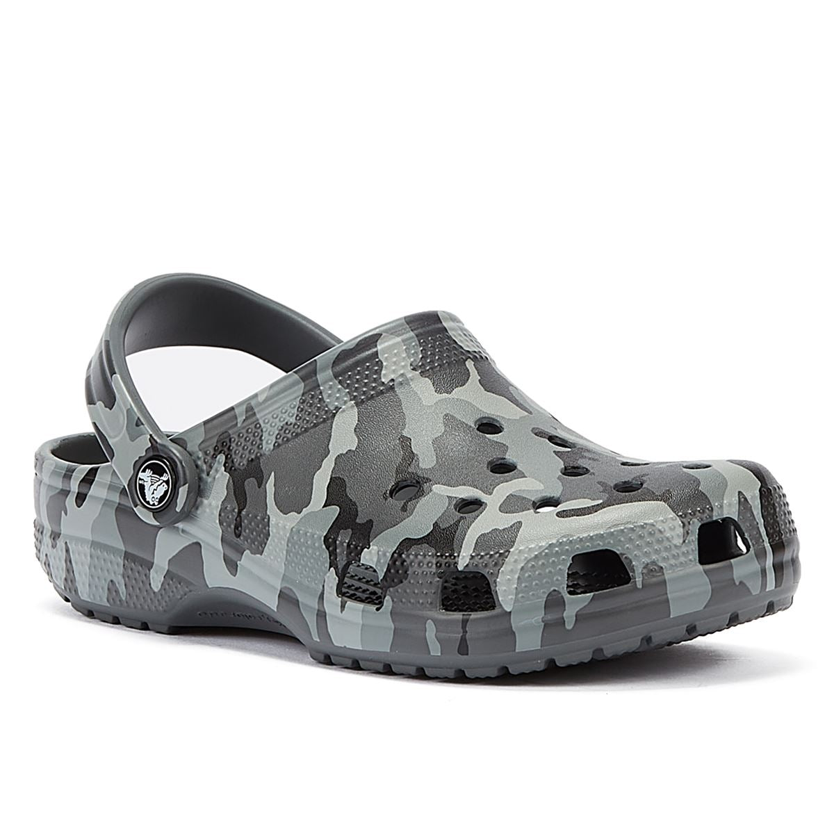 Crocs Classic Gedruckt Camo Clog Grau Sandale