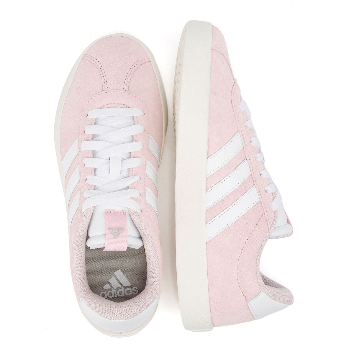 Adidas VL Court 3.0 Damen Sneaker Aus Rosa Leder