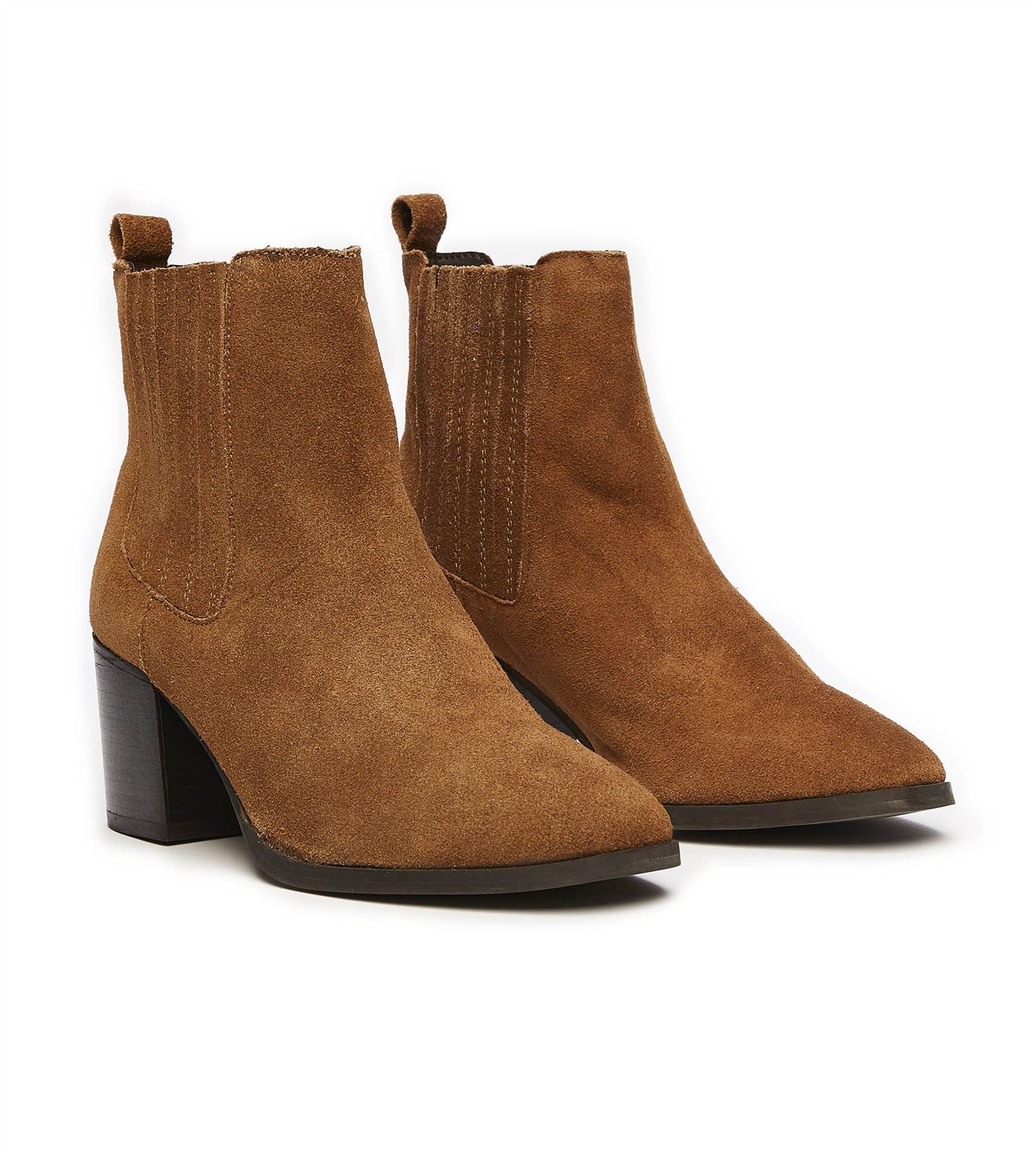 Osprey London The Naples Wildleder Damen Braune Stiefel