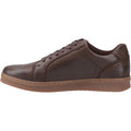 Hush Puppies Madden Herren Sneaker Aus Leder In Kaffeebraun