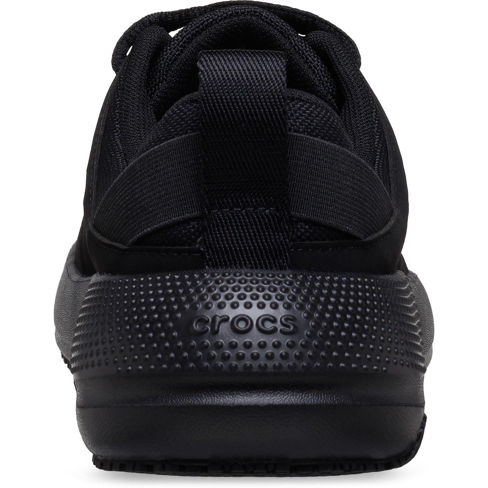 Crocs On the Clock Polyurethan Damen Sneaker In Triple Black
