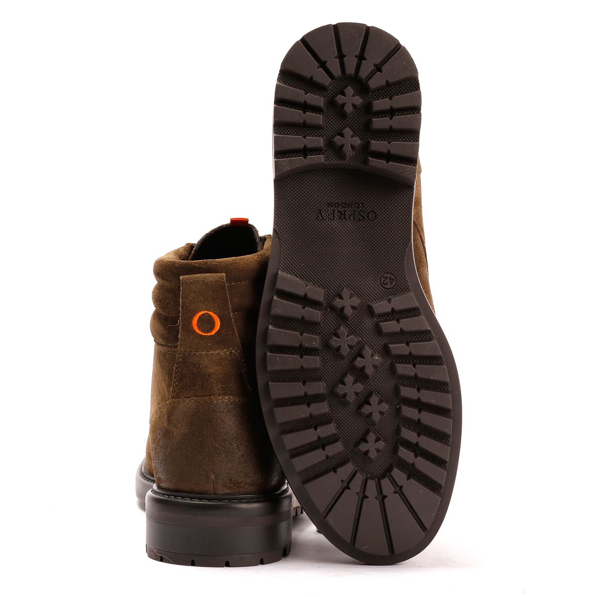 Osprey London The Pentney Wildleder Herren Stiefel In Grün