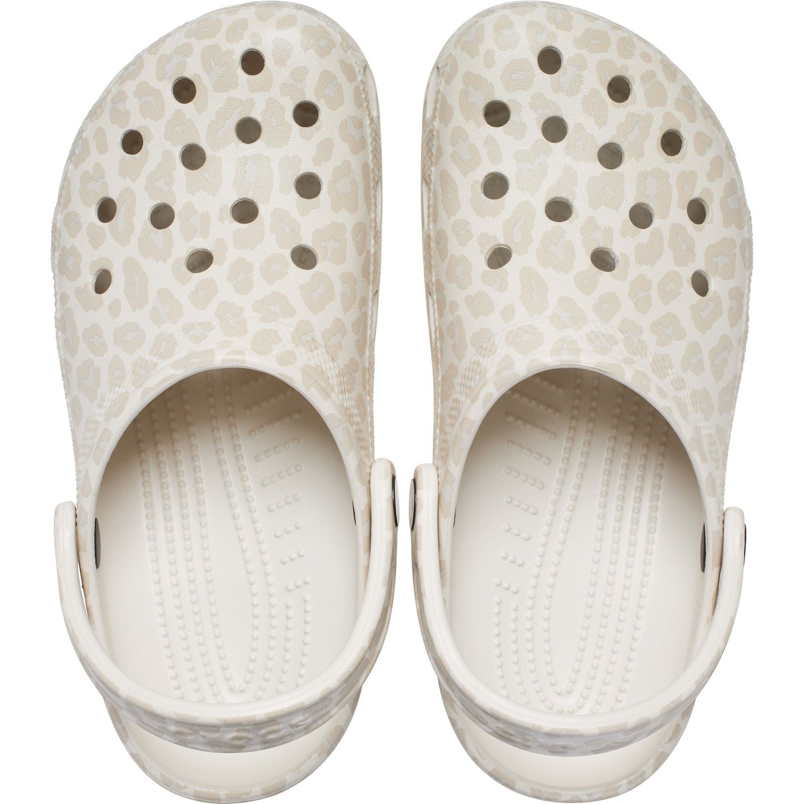 Crocs Classic Animal Eva Damen Mandelton/Leoparden Clogs