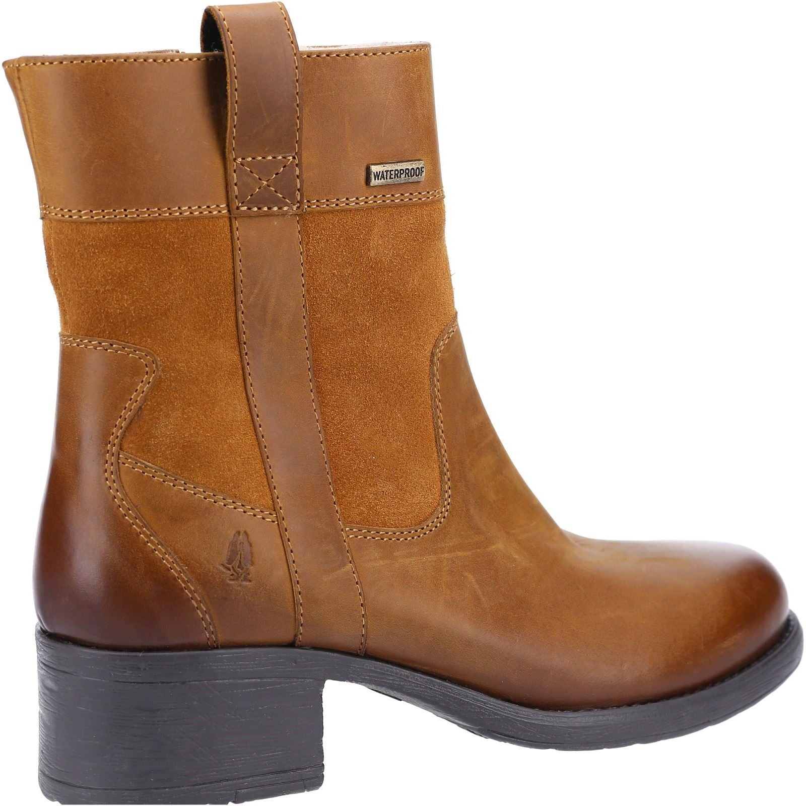 Hush Puppies Saskia Wildleder Damen Stiefeletten In Tan