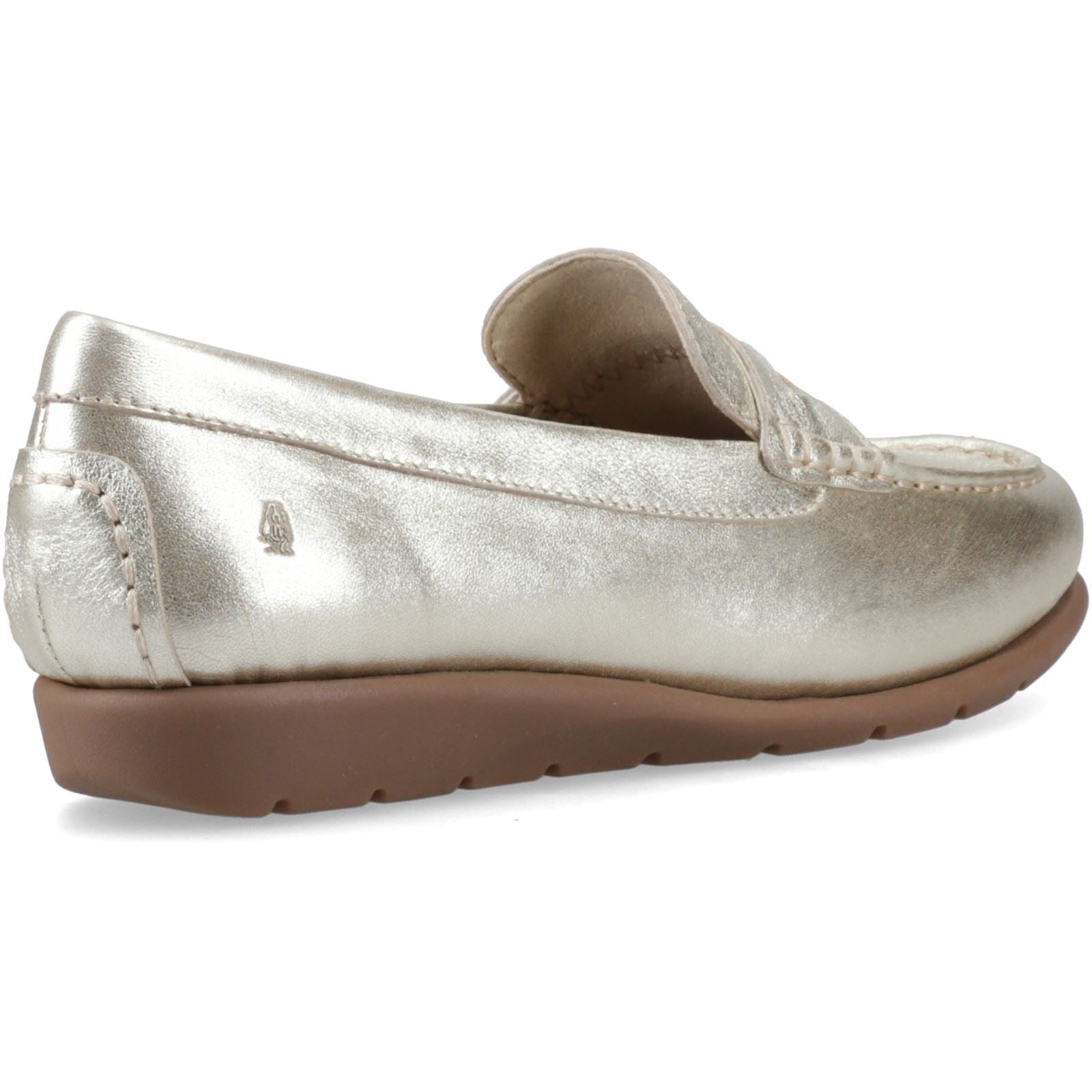 Hush Puppies Shelby Leder Damen Gold Loafers