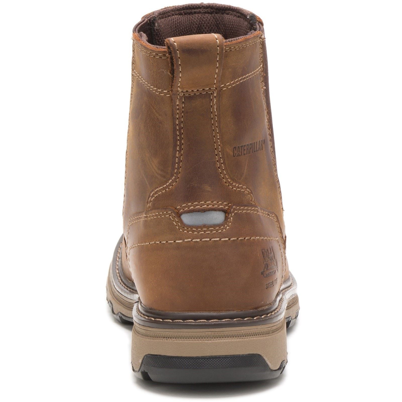 Caterpillar Pelton Leder Dunkelbeige Sicherheitsstiefel