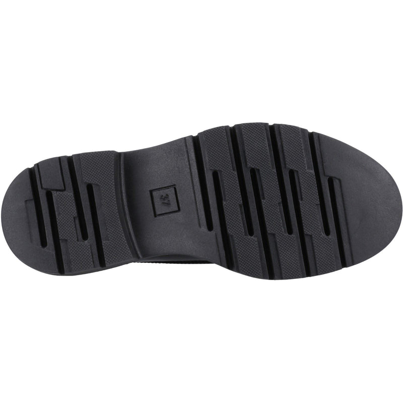 Hush Puppies Reece Damen-Schwarze Farbe-Lederloafer