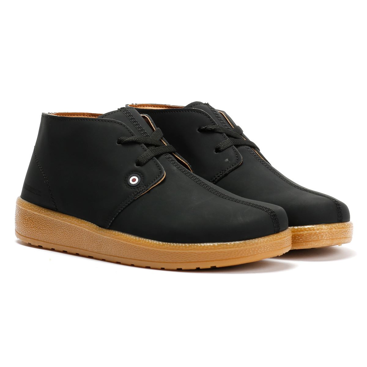 Lambretta Pinto Herren Schwarze Stiefel