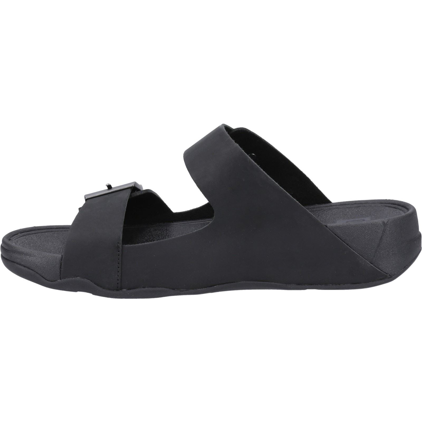 Fitflop Gogh Moc Leder Herren Schwarze Sandalen