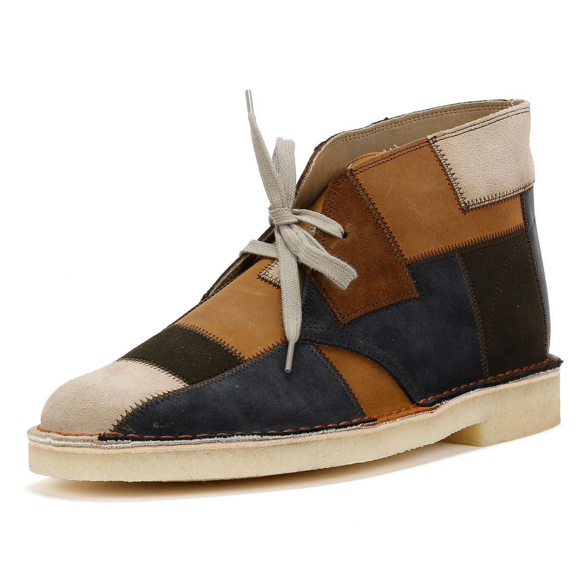Clarks Originals Desert Patch Herren Stiefel Aus Wildleder In Braun