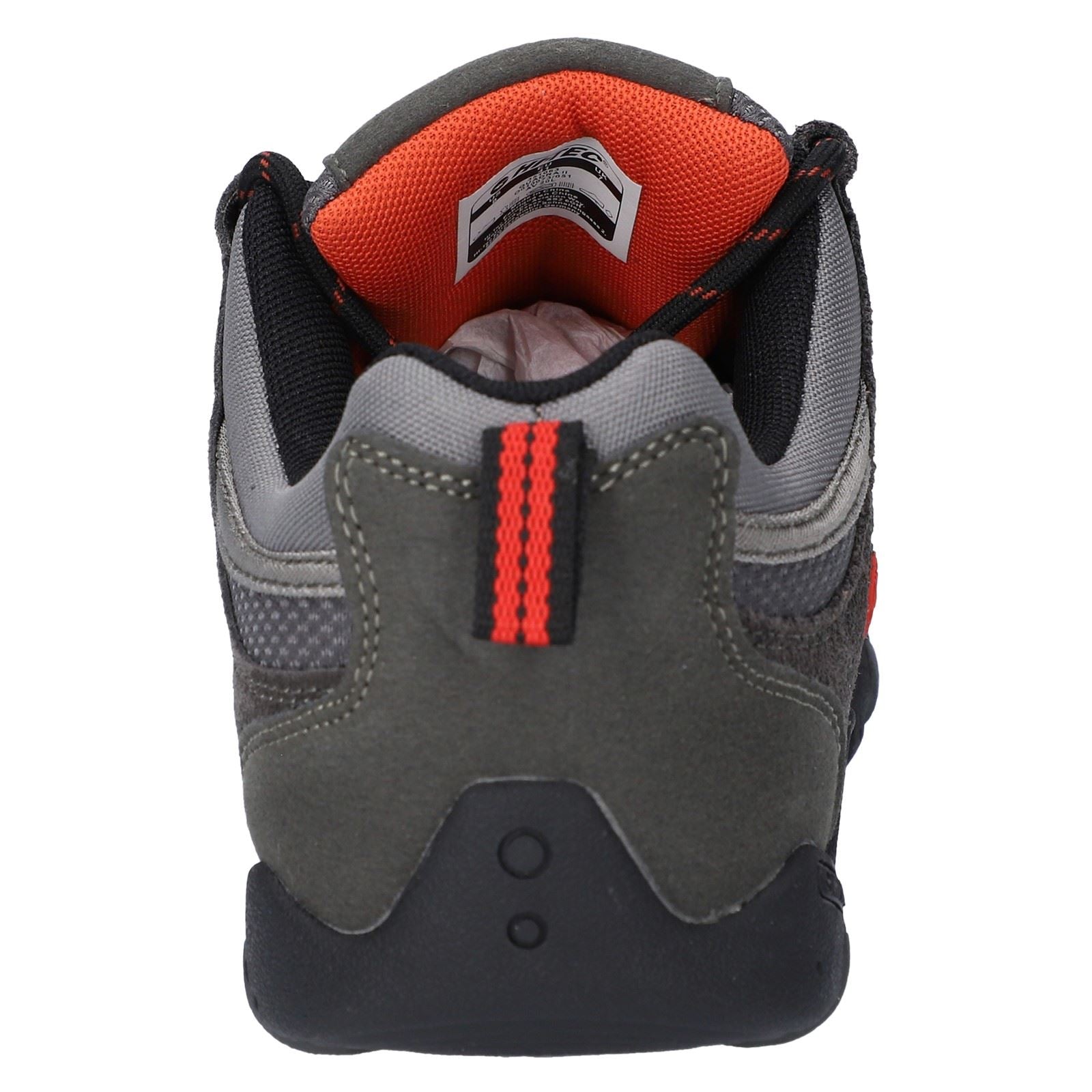 Hi-Tec Quadra II Herren Wanderschuhe Aus Wildleder In Anthrazit/Zingy Rot