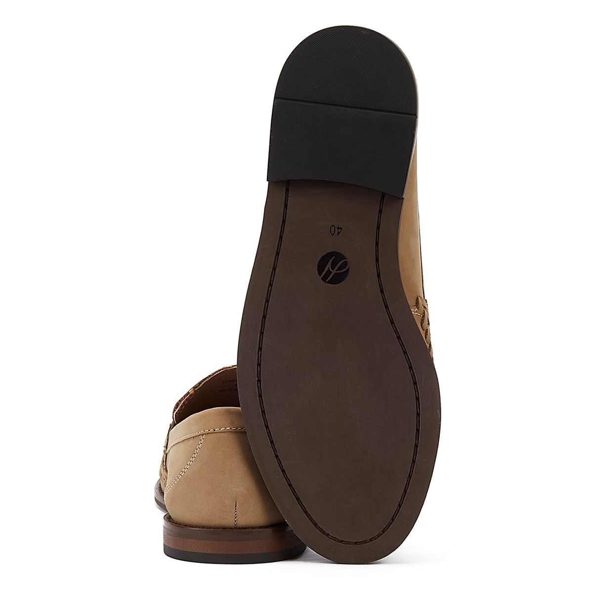 H By Hudson Haldon Loafer Taupe Wildleder Herren Taupe Casual