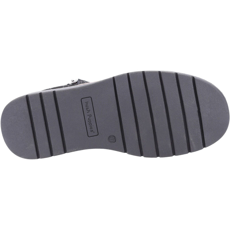 Hush Puppies Libby Damenstiefel Aus Schwarzem Wildleder