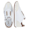 EA7 Vintage Herren-Sneaker Aus Weißem Wildleder