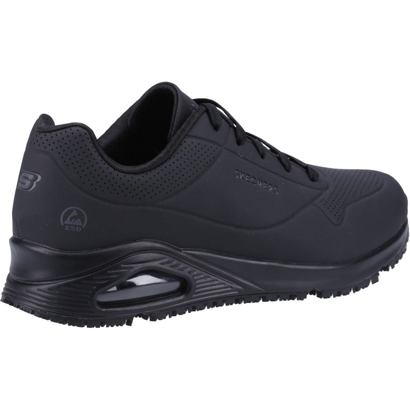Skechers Workwear Work Relaxed Fit: Uno SR Frauen Schwarz Sicherheits-Sneaker