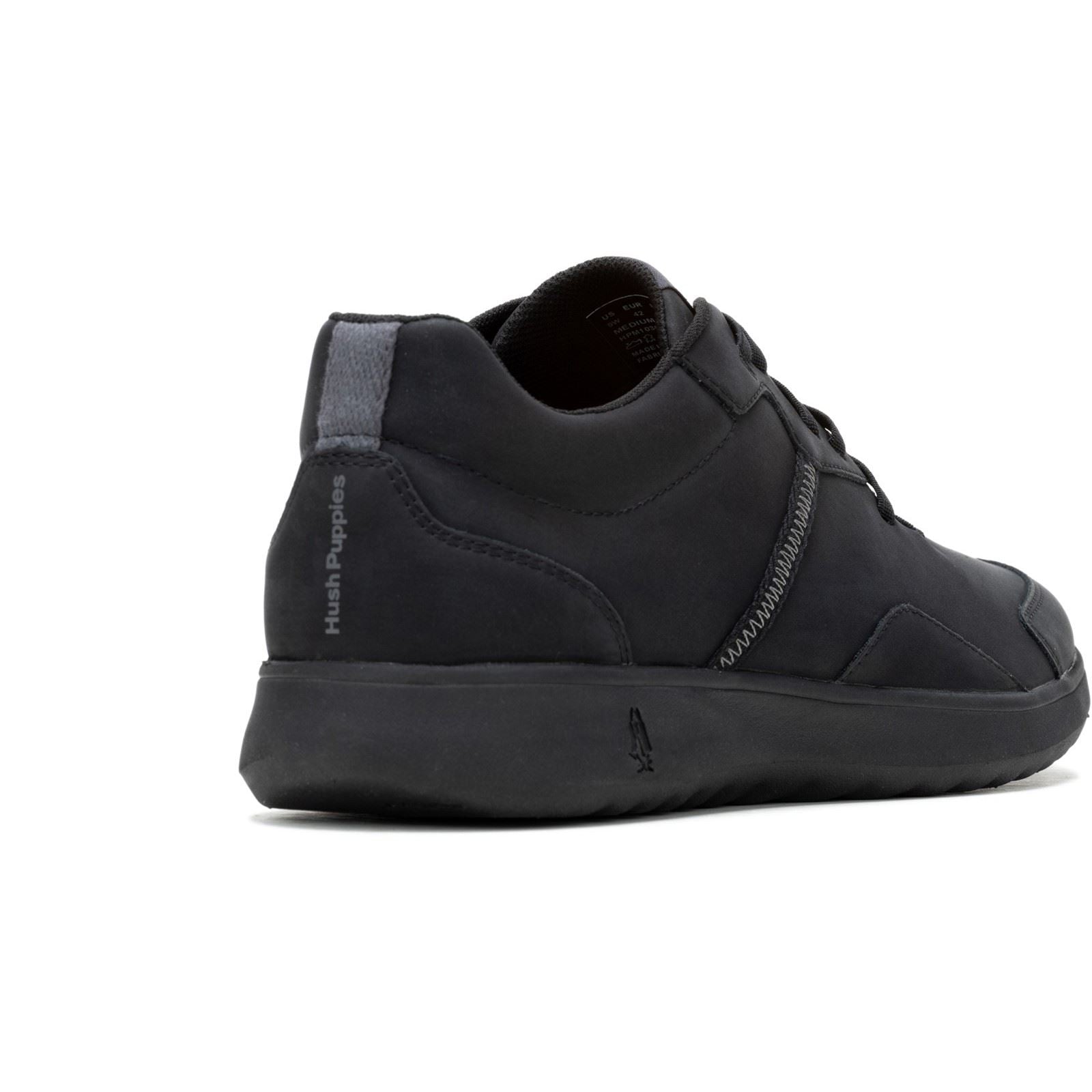 Hush Puppies The Good Schwarze Farbe Ledersneaker Für Herren