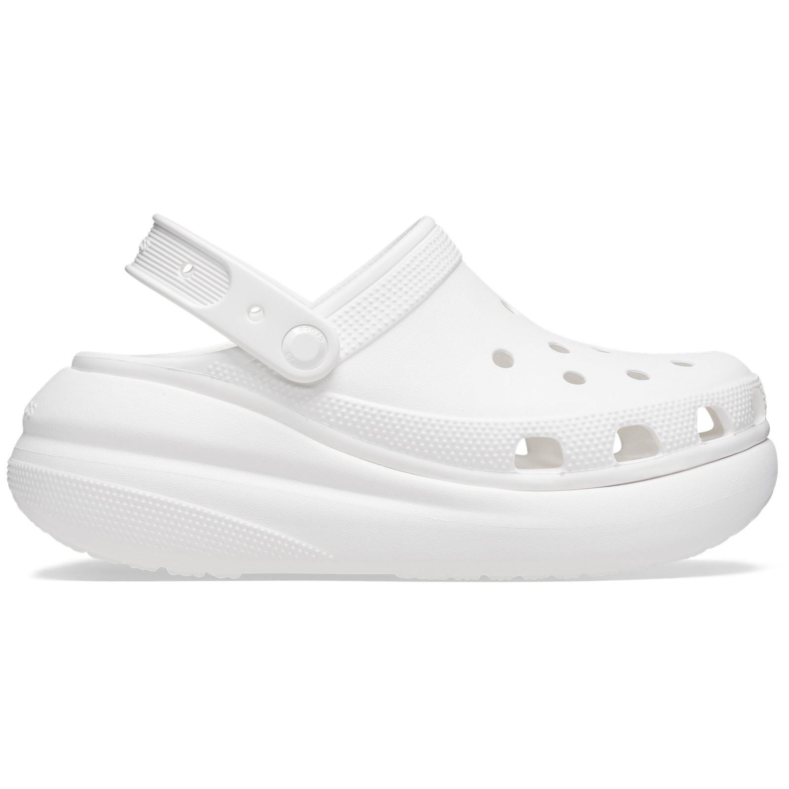 Crocs Classic Crush Eva Damen Clogs In Weiß