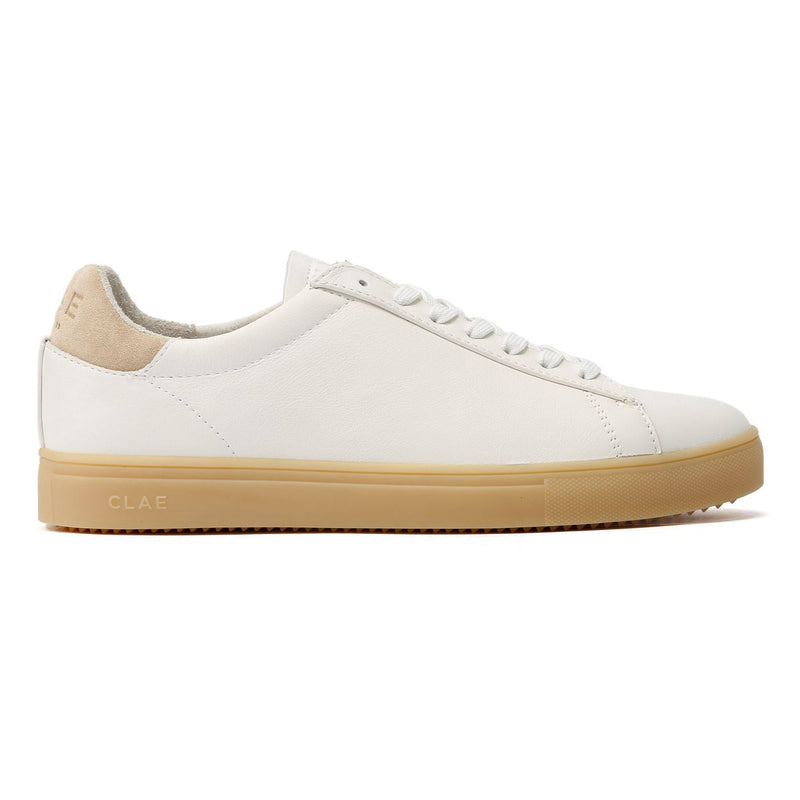 Clae Bradley Leder Herren Weiße Sneakers