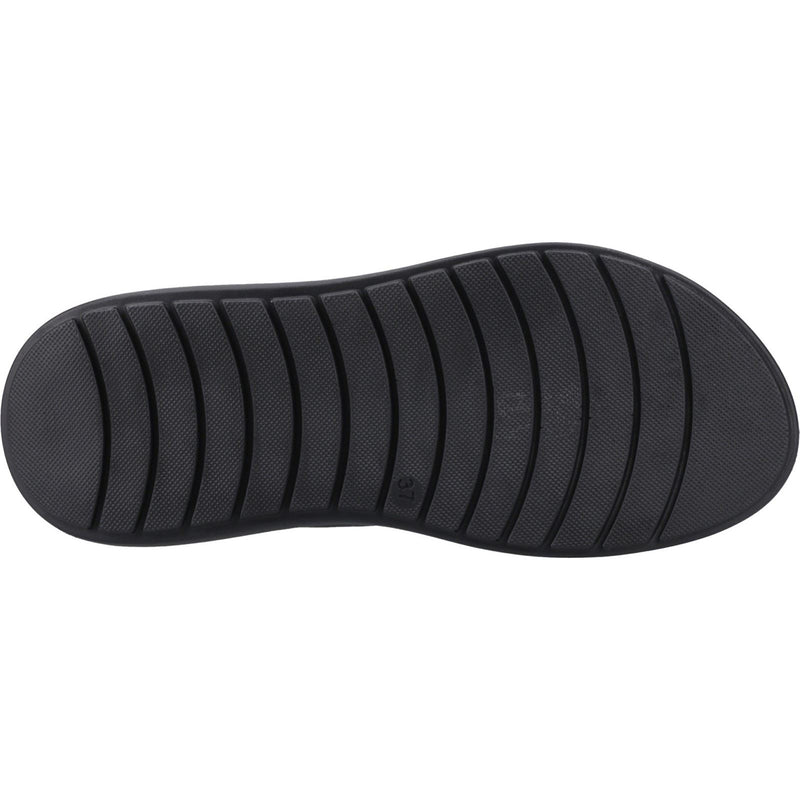 Hush Puppies Alison Damen Sandalen Aus Schwarzem Leder