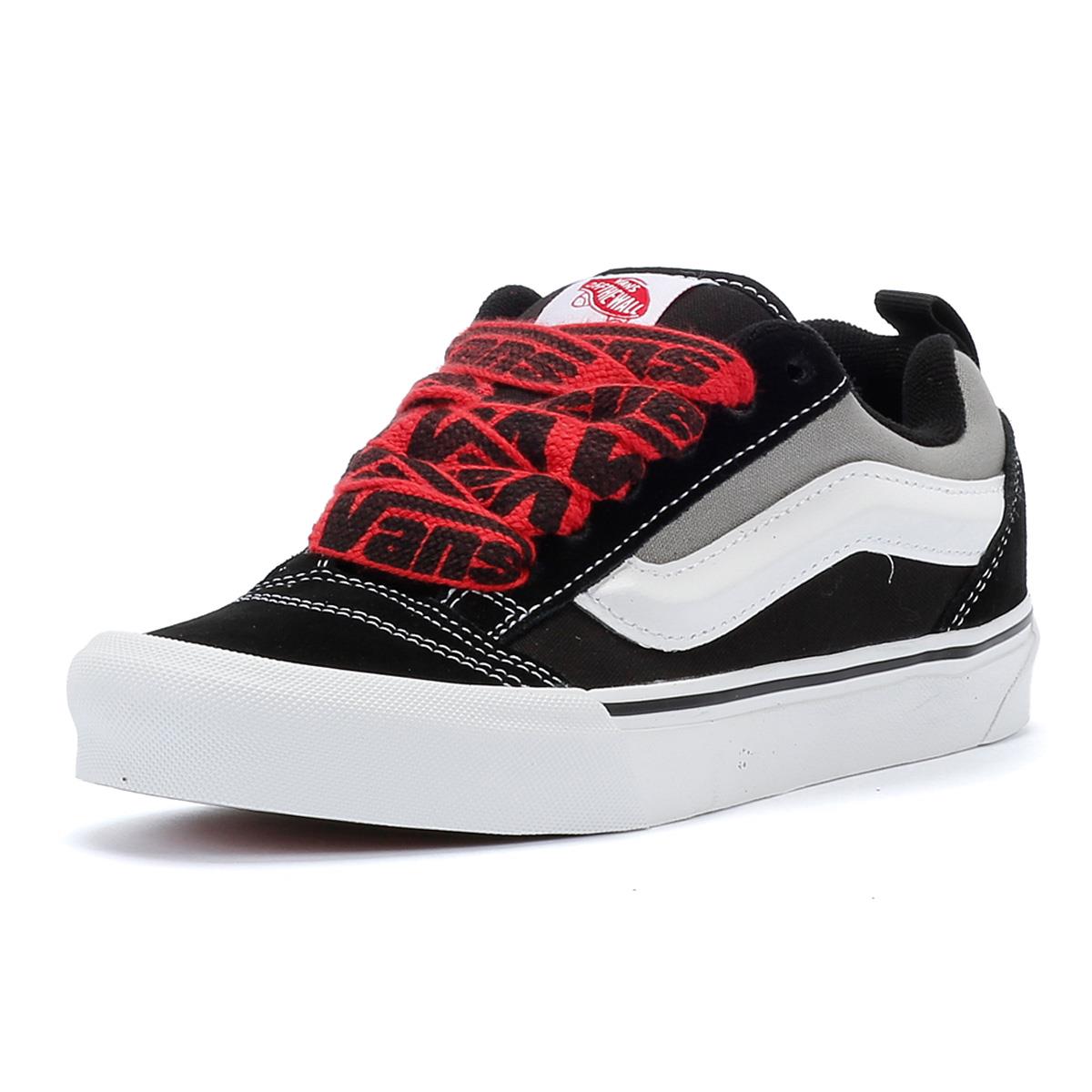 Vans Knu Skool Schwarze Farbe/Graue Wildleder-Sneakers