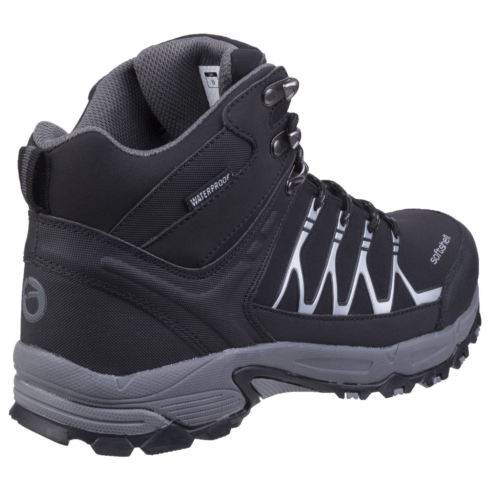 Cotswold Abbeydale Mid Herren-Wanderstiefel In Schwarz/Grau