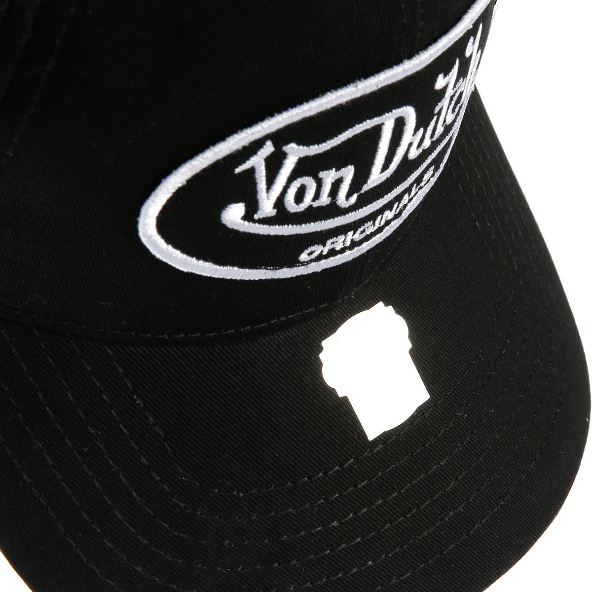 Von Dutch Baseball Baumwoll-Schwarzkappen