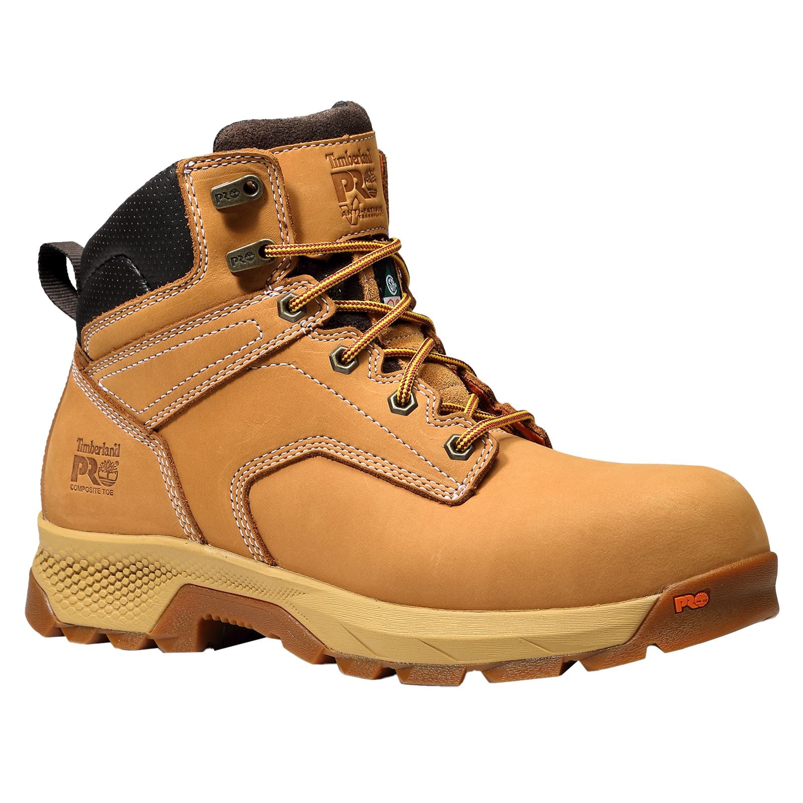 Timberland Pro Titan Sechs Zoll Leder Frauen Weizen Sicherheitsschuhe