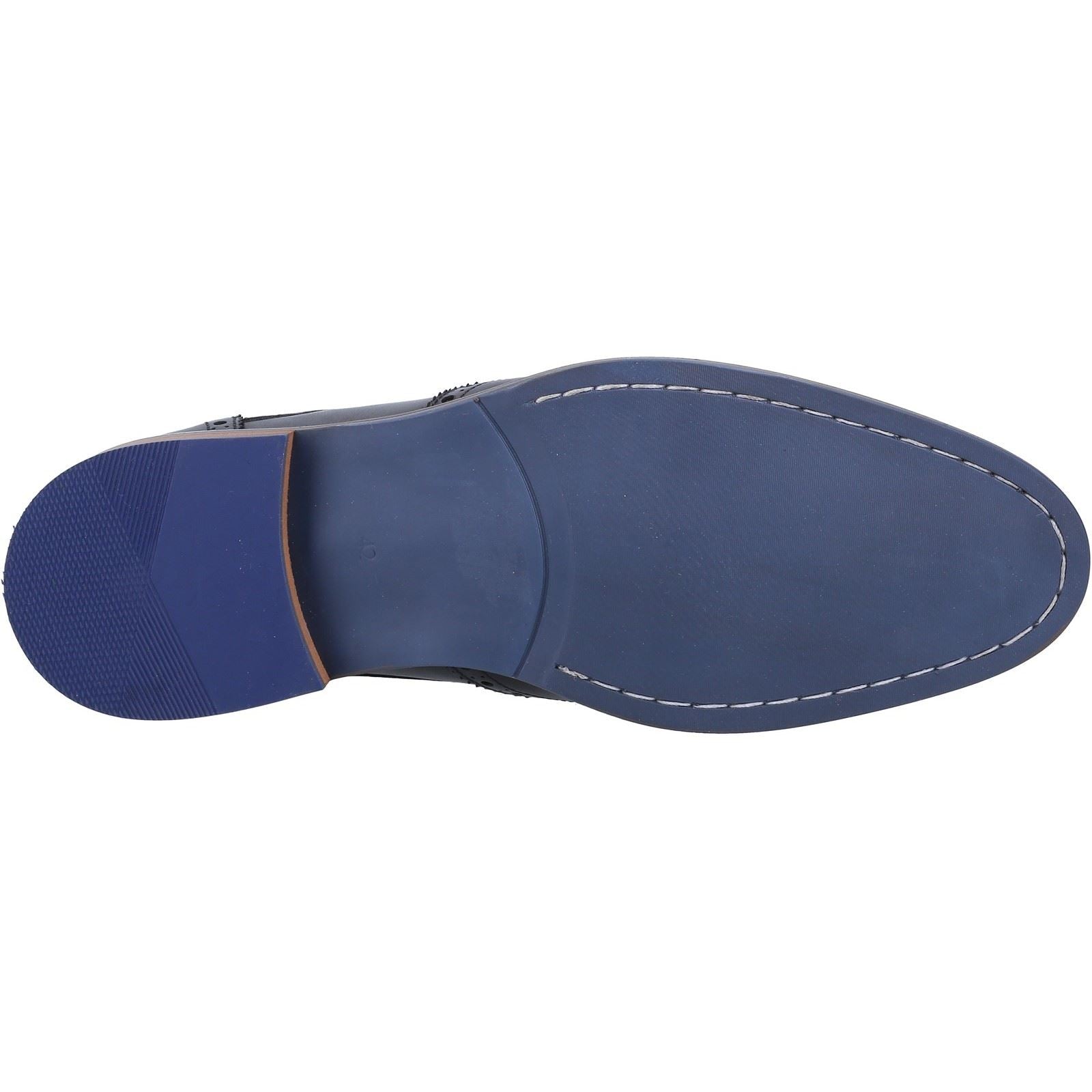 Hush Puppies Dustin Brogue Herrenschuhe Aus Schwarzem Leder