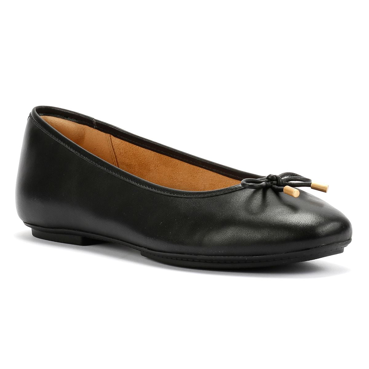 FitFlop Delicato Damen Ballerinas Aus Schwarzem Leder