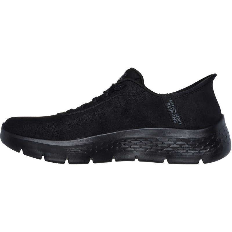 Skechers Go Walk Flex Mali Damen Sneaker in Schwarz aus Textil