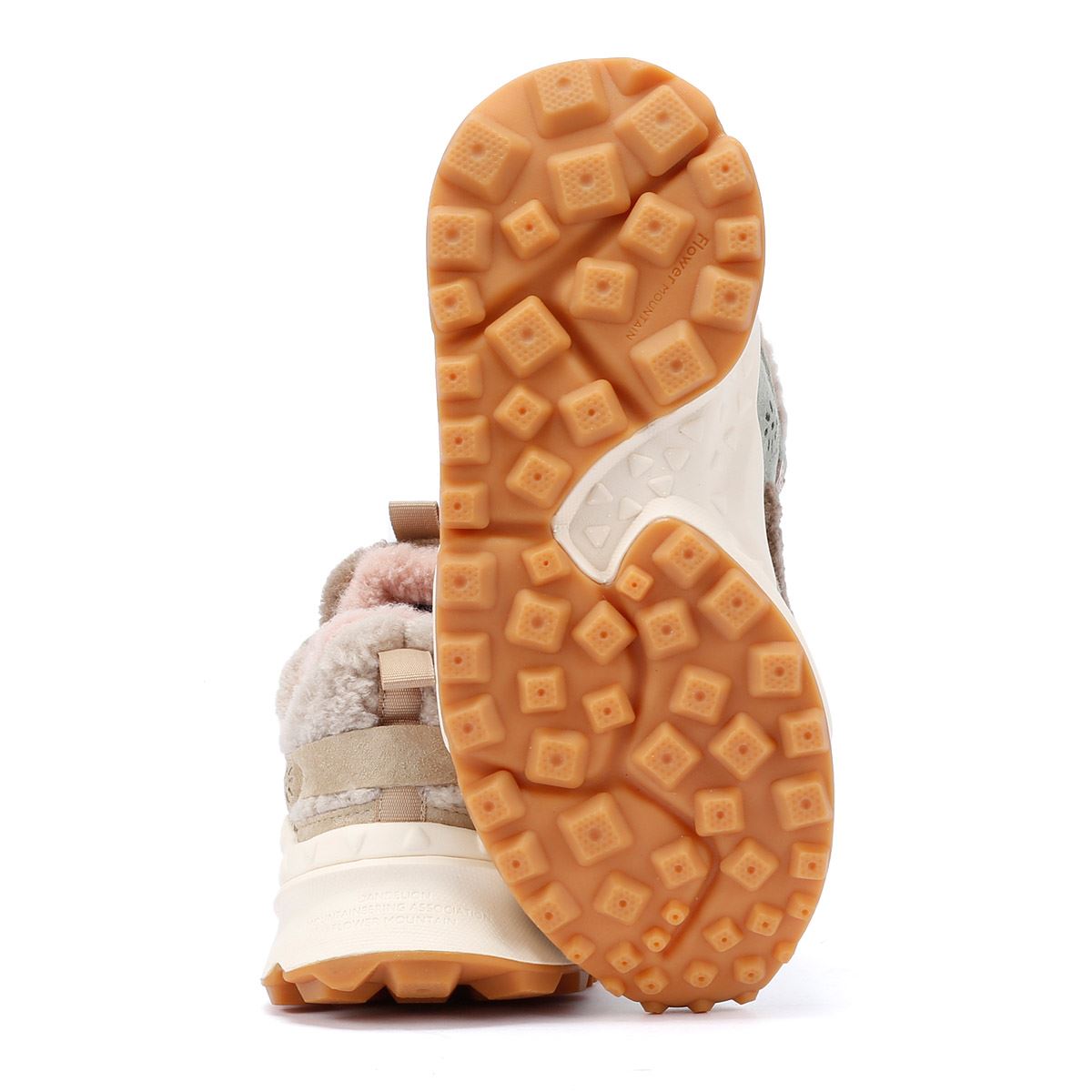 Flower Mountain Kotetsu Teddy Damen-Sneaker Aus Wollmischung In Beige