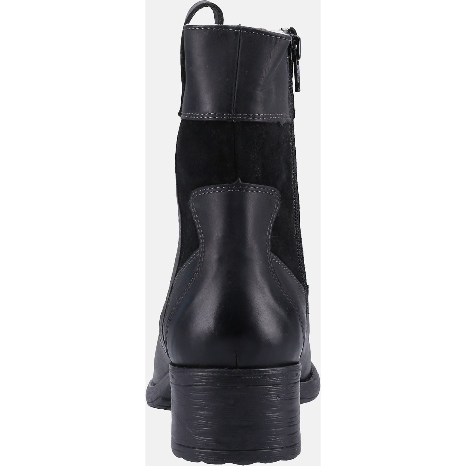 Hush Puppies Saskia Damenstiefel Aus Schwarzem Wildleder