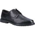 Hush Puppies Verity Slip On Leder Damen Schwarze Brogues Schuhe