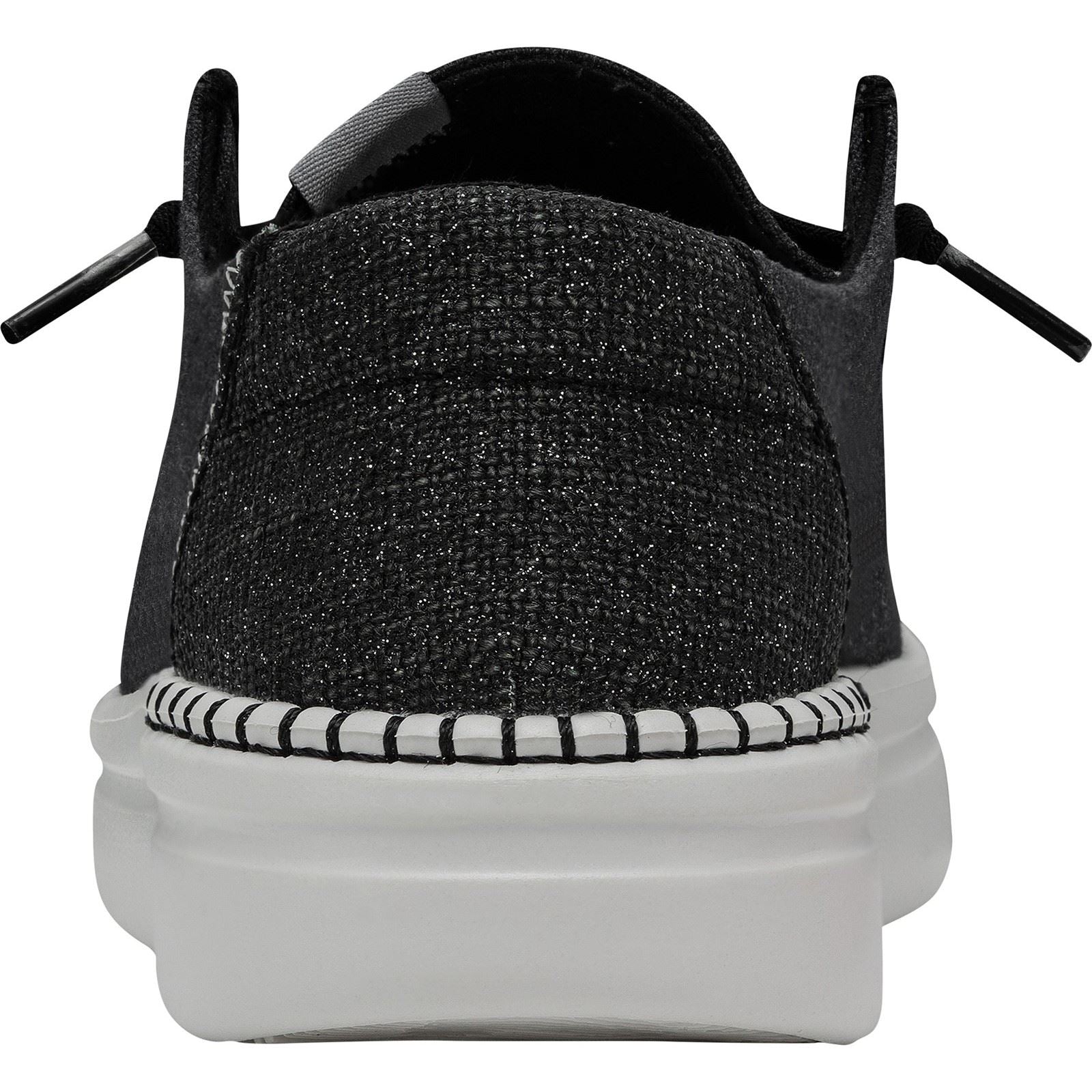 HEYDUDE Wendy Rise Damen-Schwarze Farbe Loafer
