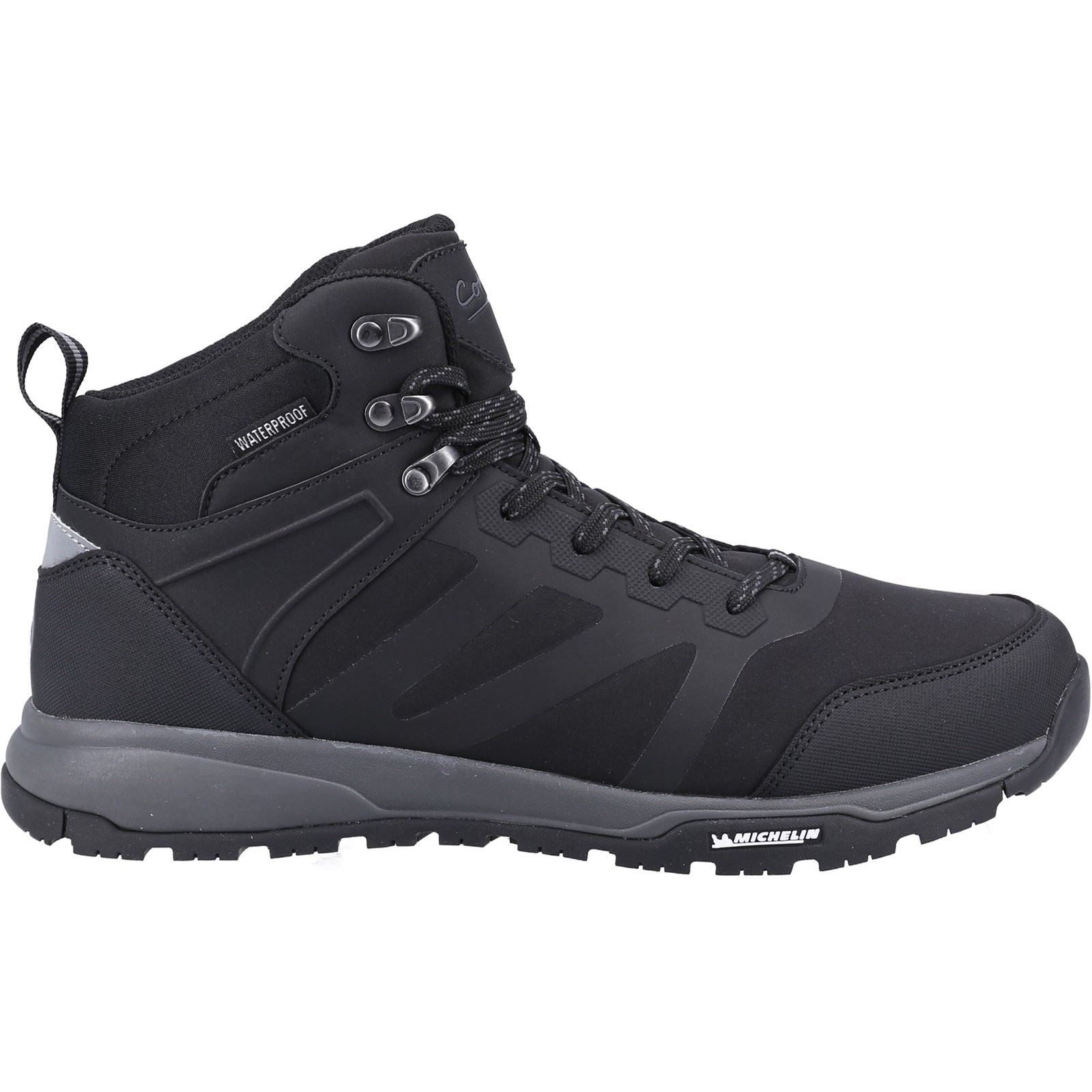 Cotswold Kingham Mid Herren Wanderschuhe In Schwarz