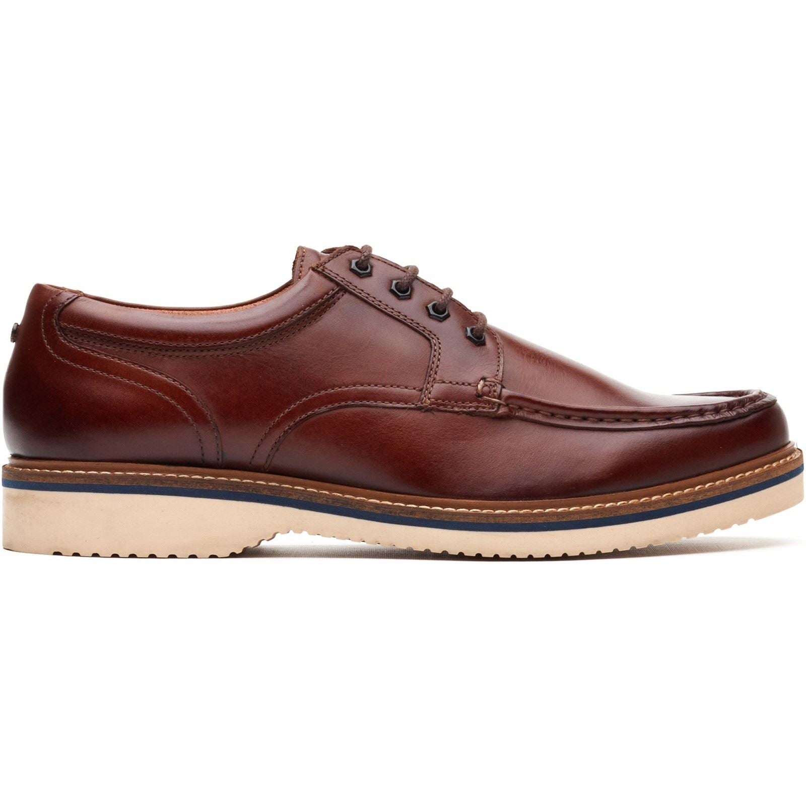 Base London Langdon Leder Herren Tan Bootsschuhe